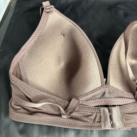 Angelina Chocolate Bra Adjustable Straps Convertible Removable Straps Wireless - Picture 9 of 12